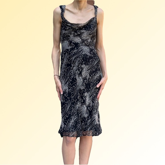 NWOT Vintage Diane Von Furstenbutg Starry Night dress - Picture 6 of 10